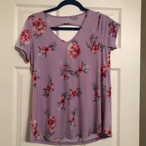 Boutique key hole shirt